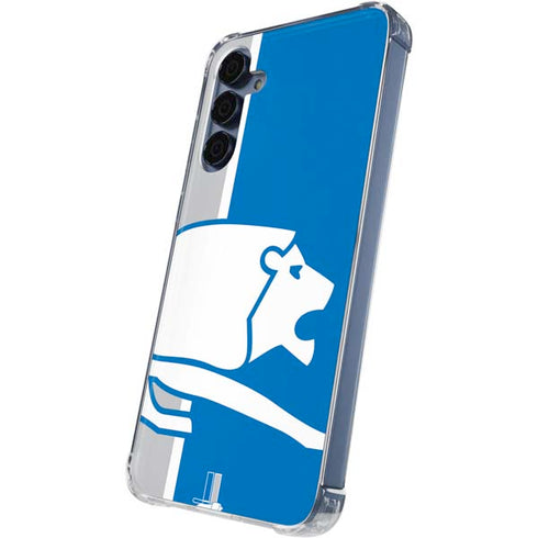 NFL Detroit Lions Retro Logo Galaxy S24 Clear Case